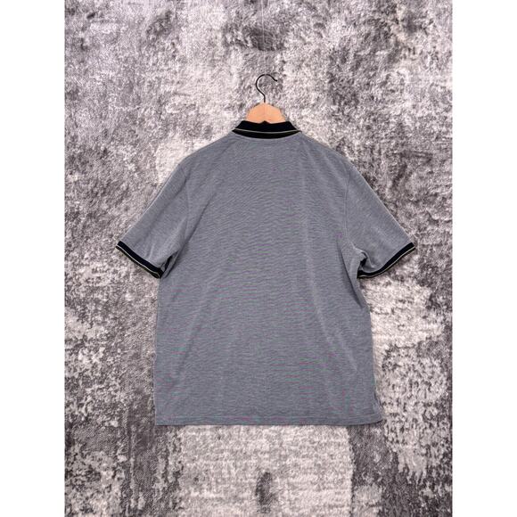 Ted Baker Polo Shirt 6 / 2XL Mens Blue Contrast Collar Short Sleeve - Picture 3 of 8